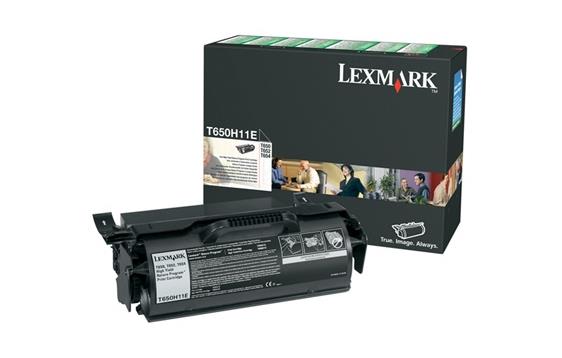 767321  T650H11E Toner LEXMARK 0T650H11E T650 25K sort 